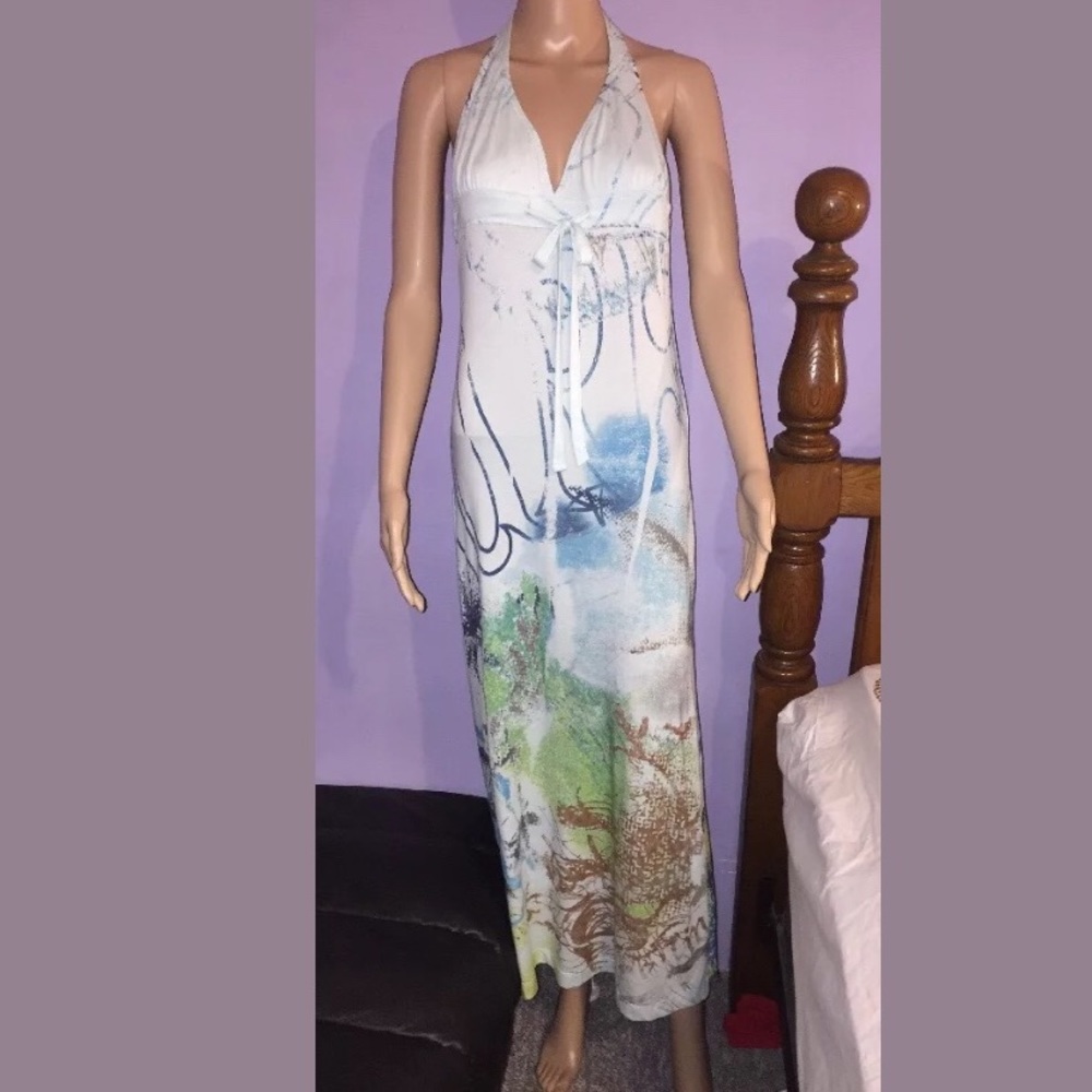 Banana Spit Maxi Beach Summer Dress Med
